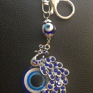 Turkish evil eye keychain